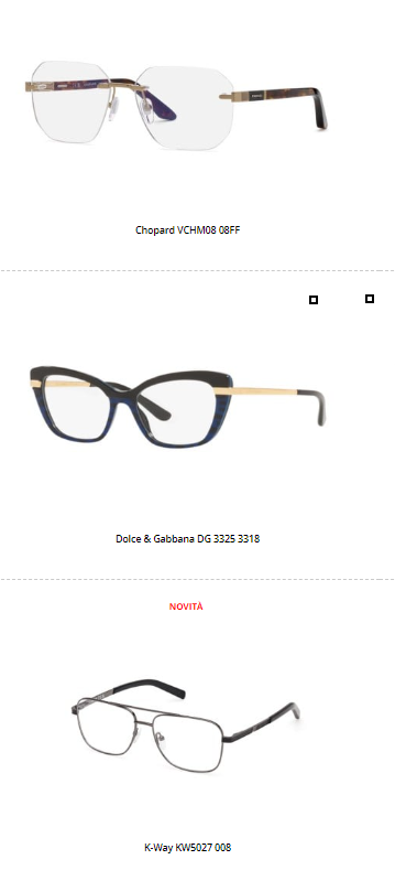 Occhiali graduati online