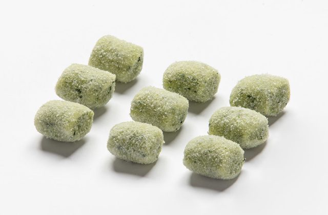 Gnocchi patate caserecci verdi taglio irregolare